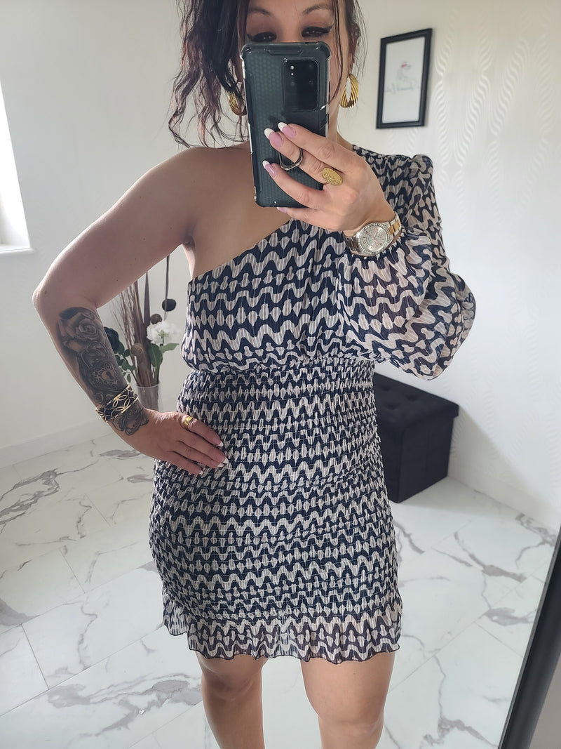 Robe Eva Bleu marine