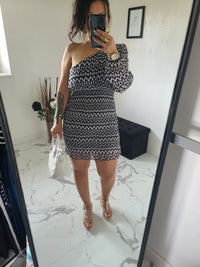 Robe Eva Bleu marine