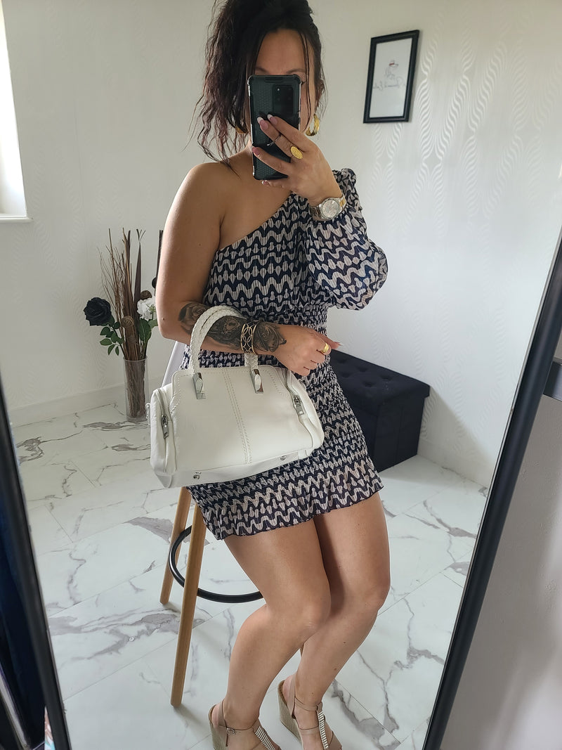 Robe Eva Bleu marine