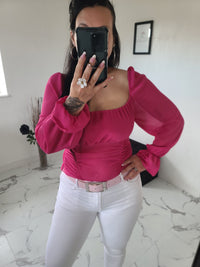 Top Mia fuchsia