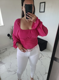 Top Mia fuchsia