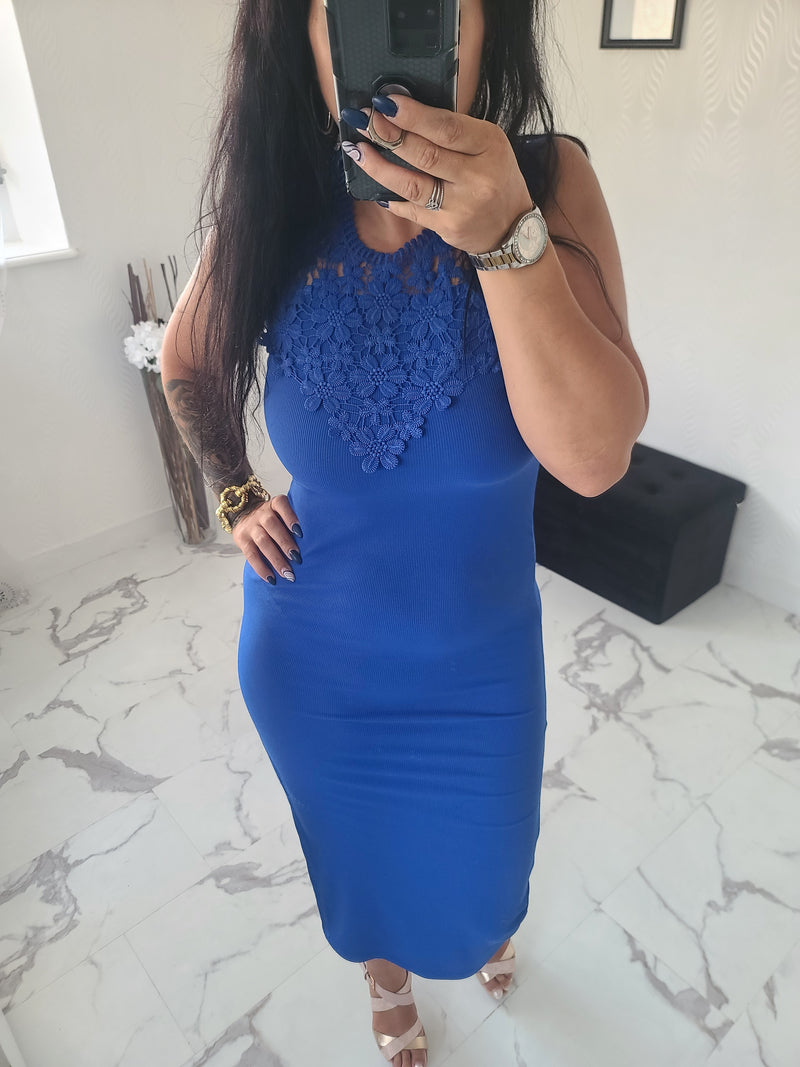 Robe Margot bleu roi