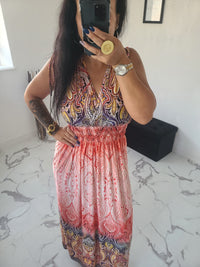 Robe taille magique Livia rouge