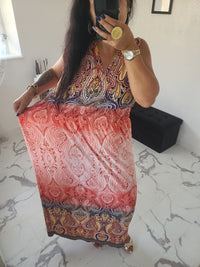 Robe taille magique Livia rouge