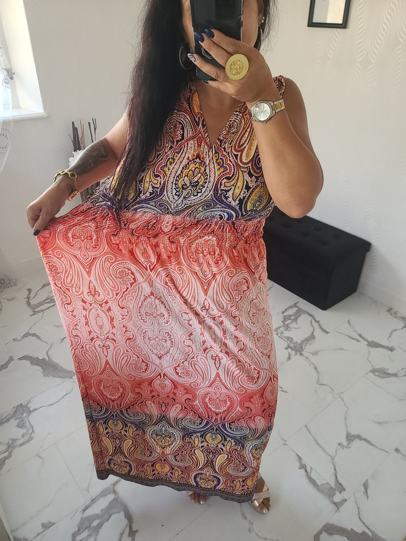 Robe taille magique Livia rouge