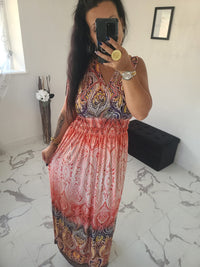 Robe taille magique Livia rouge