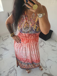 Robe taille magique Livia rouge