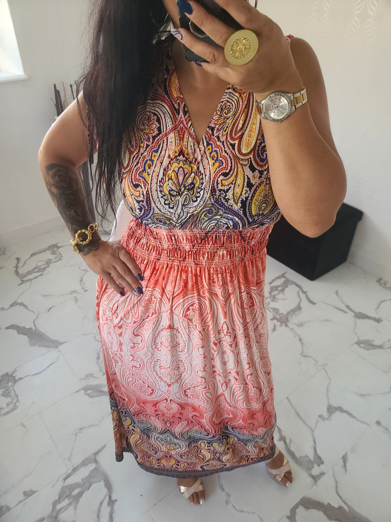 Robe taille magique Livia rouge