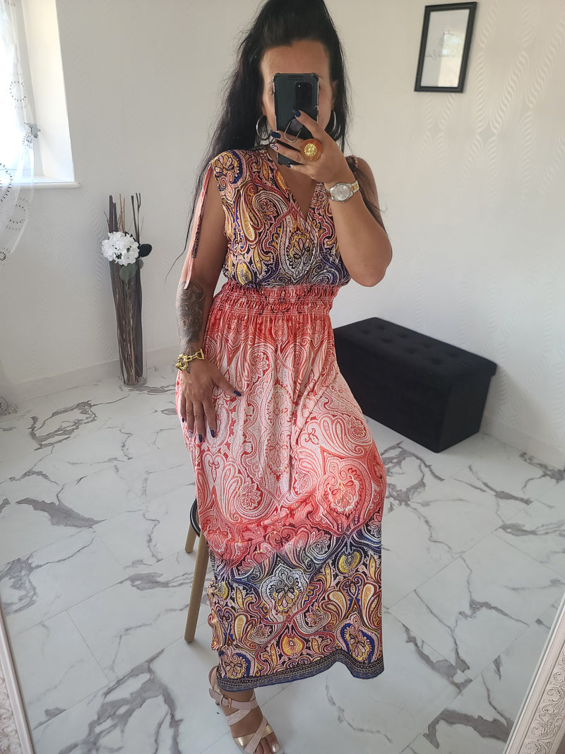 Robe taille magique Livia rouge