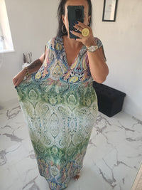 Robe taille magique Livia verte