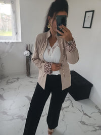 Veste officier Albanne beige