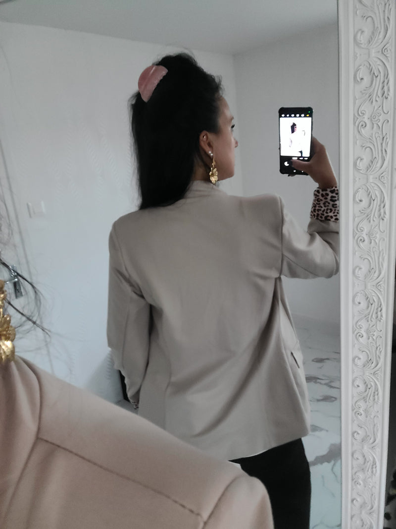 Veste officier Albanne beige