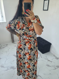 Robe imprimée Victoire noire