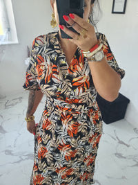 Robe imprimée Victoire noire