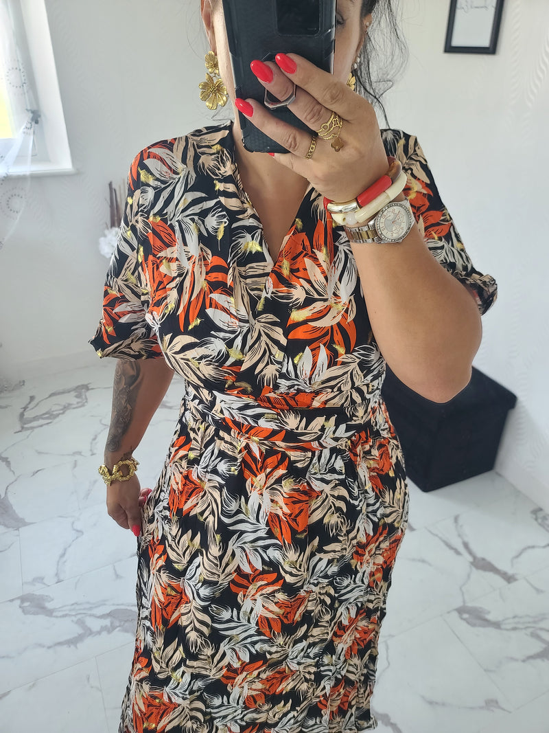 Robe imprimée Victoire noire