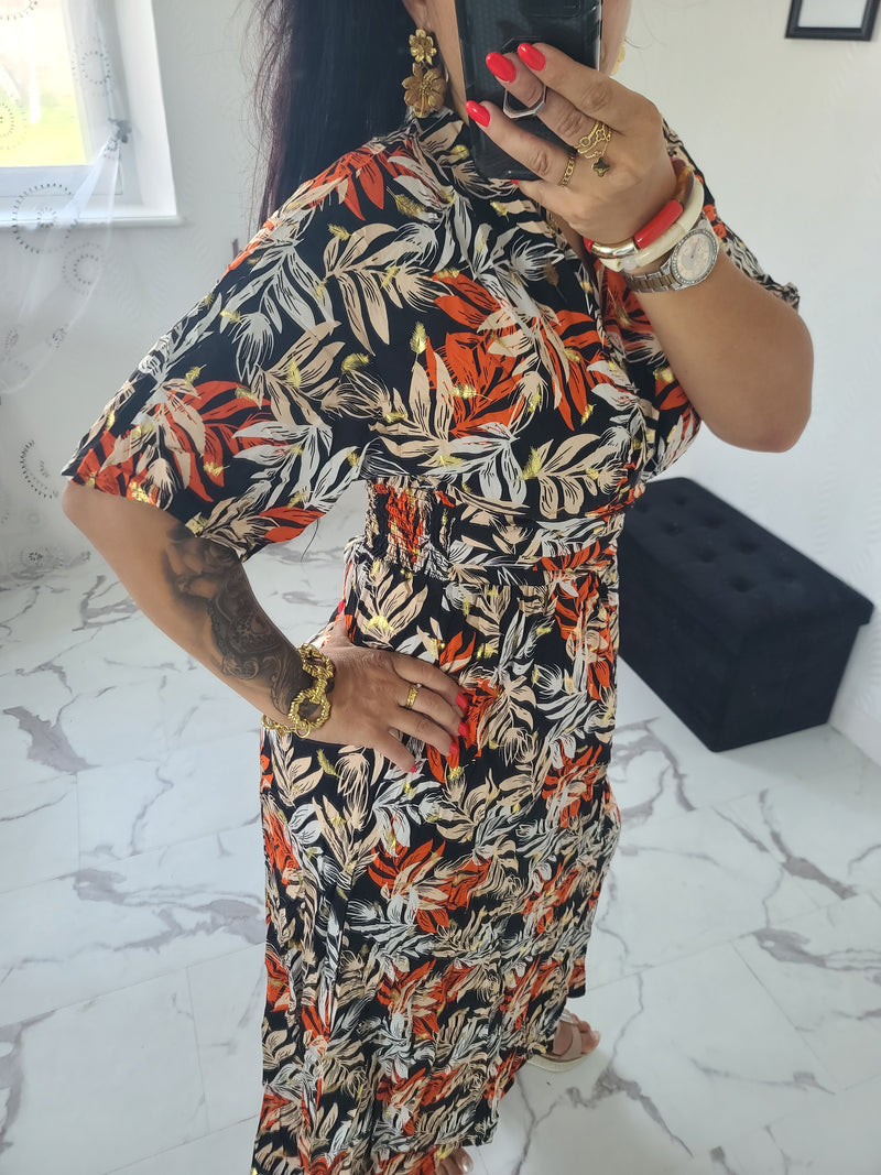 Robe imprimée Victoire noire