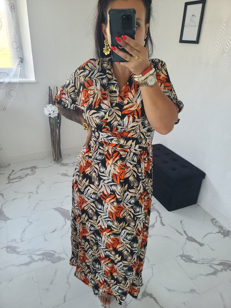 Robe imprimée Victoire noire