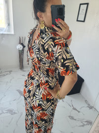 Robe imprimée Victoire noire