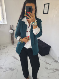 Veste blazer Emilie vert sapin