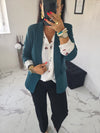 Veste blazer Emilie vert sapin