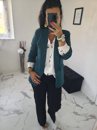 Veste blazer Emilie vert sapin
