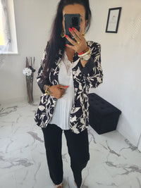 Blazer imprimé Théa