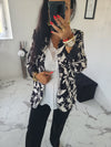 Blazer imprimé Théa