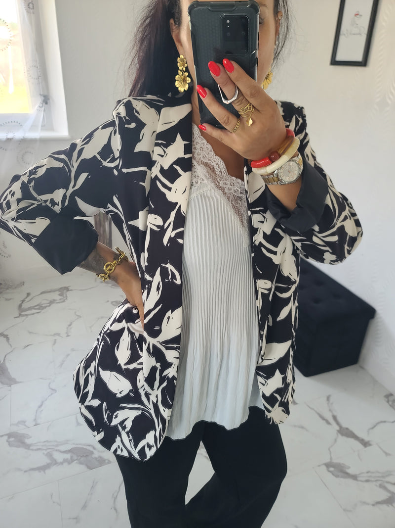 Blazer imprimé Théa