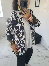 Blazer imprimé Théa