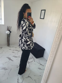 Blazer imprimé Théa