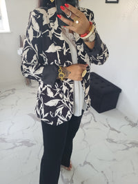 Blazer imprimé Théa