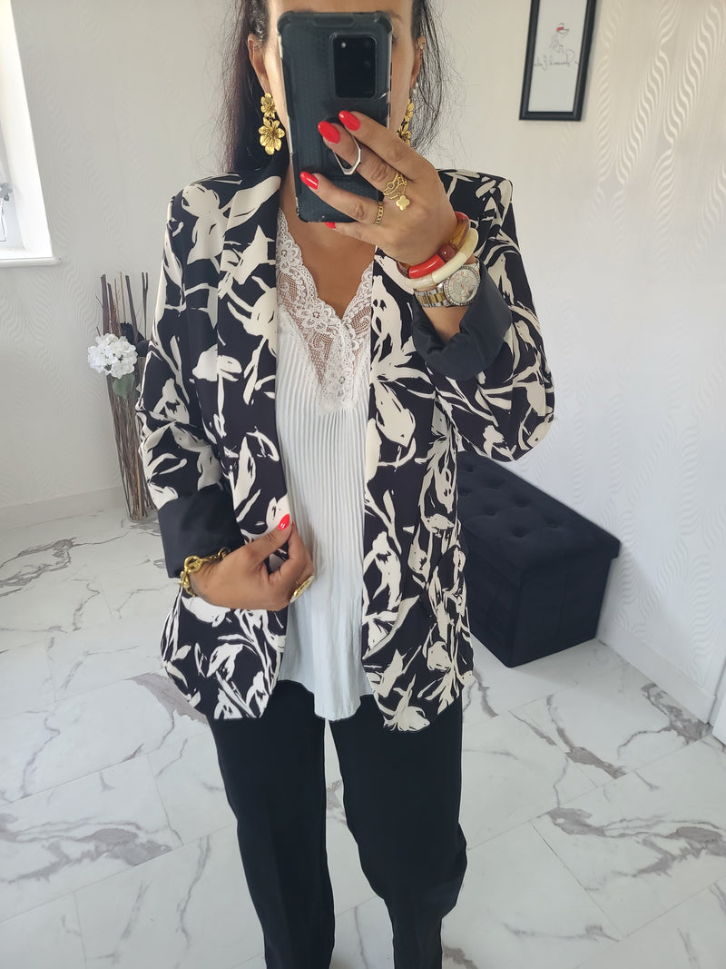 Blazer imprimé Théa