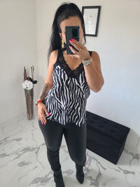 Débardeur imprimé animal Cathy