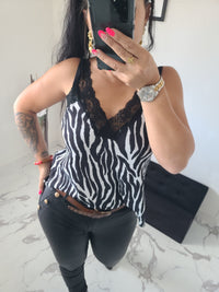 Débardeur imprimé animal Cathy