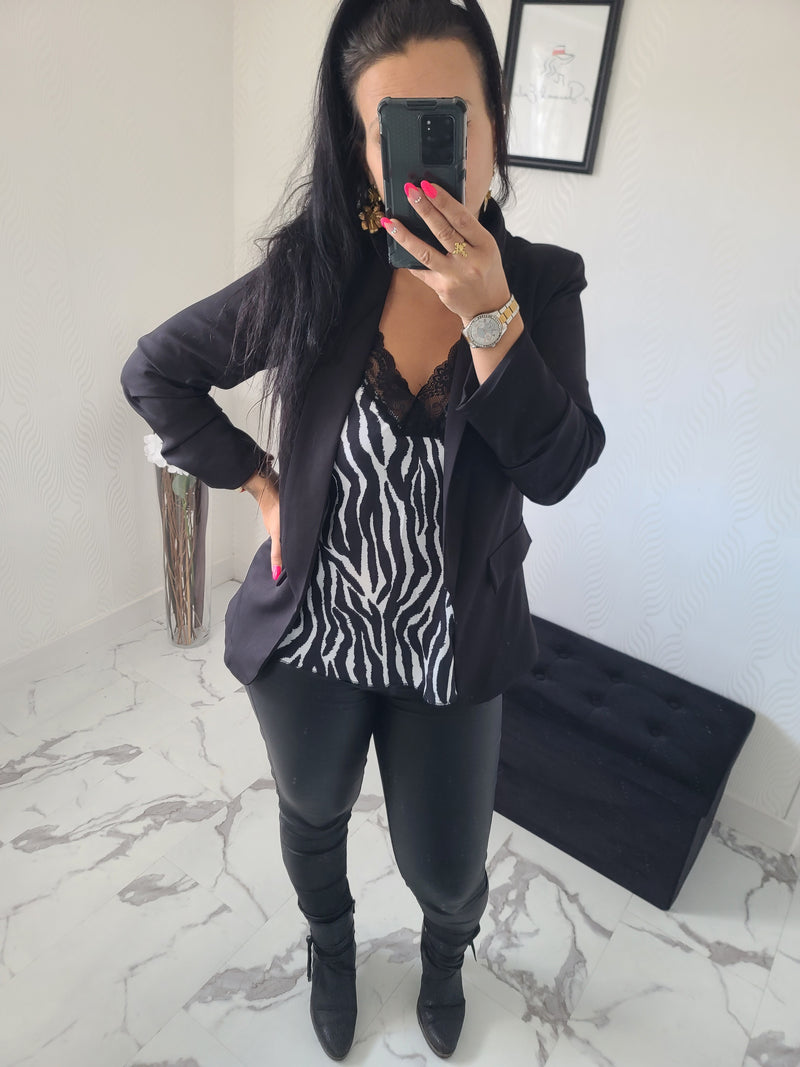 Débardeur imprimé animal Cathy