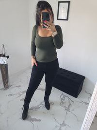 Tops Carra kaki