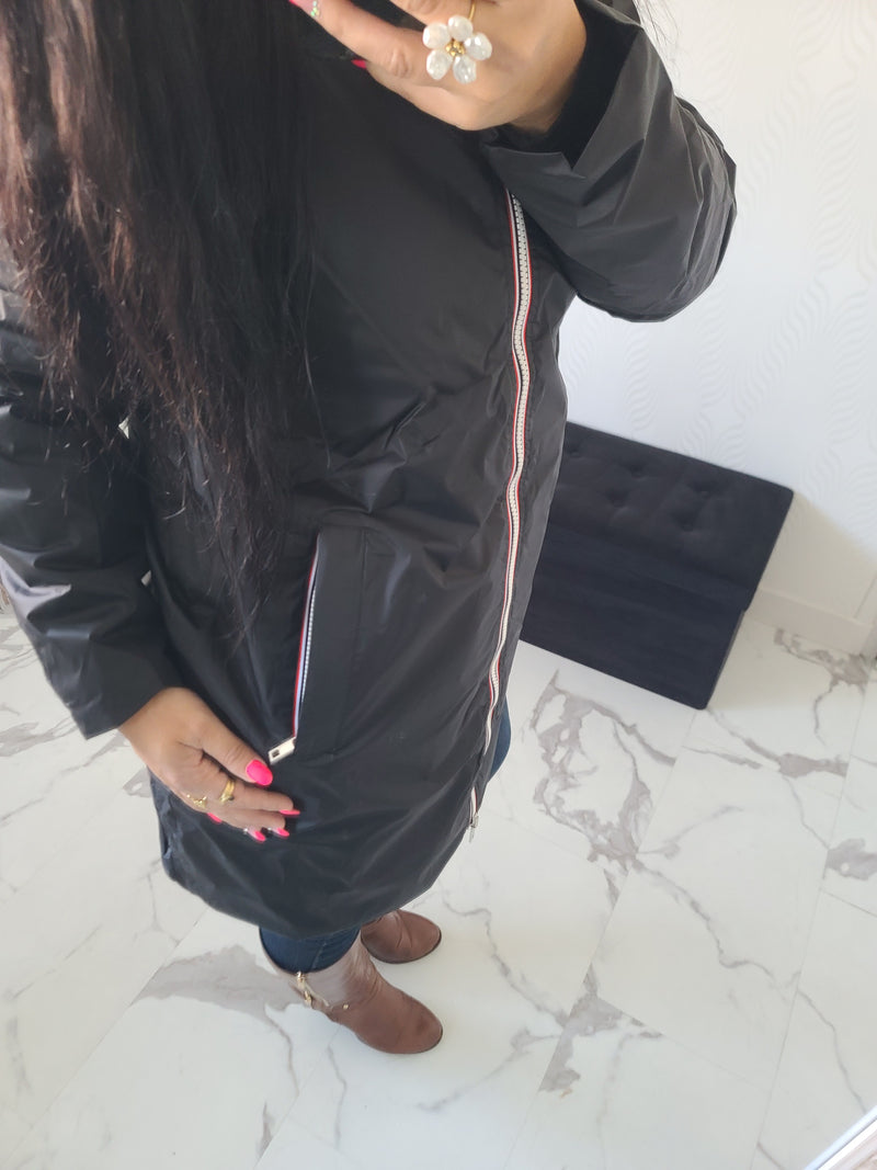 Parka réversible Louise noire