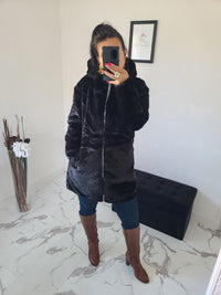 Parka réversible Louise noire