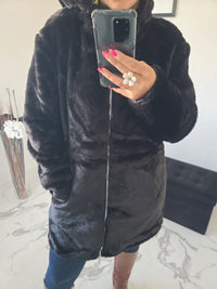 Parka réversible Louise noire