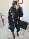 Parka réversible Louise noire