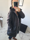 Parka réversible Louise noire