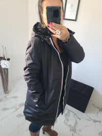 Parka réversible Louise noire