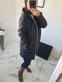Parka réversible Louise noire