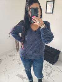 Pull CAMERON bleu jean