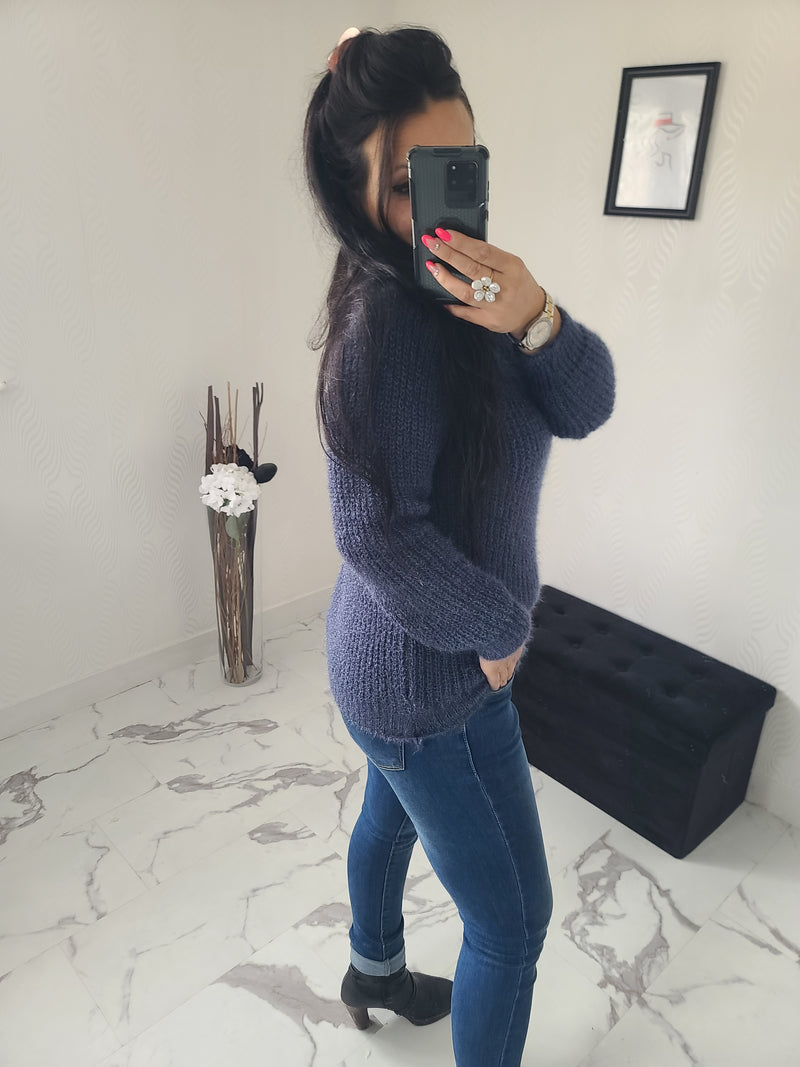 Pull CAMERON bleu jean