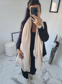 Echarpe LOU beige clair