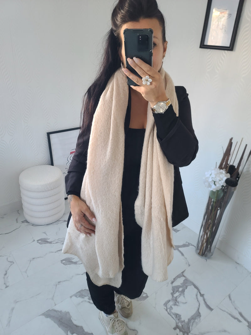 Echarpe LOU beige clair
