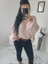 Pull oversize LOUANE blush