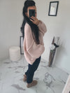 Pull oversize LOUANE blush