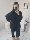 Pull oversize LOUANE noir